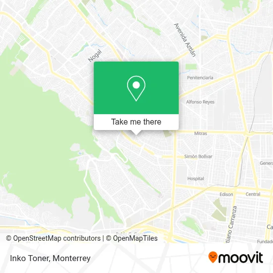 Inko Toner map