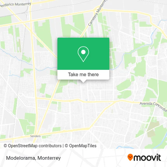 Modelorama map