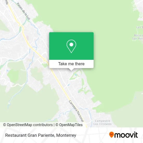 Restaurant Gran Pariente map