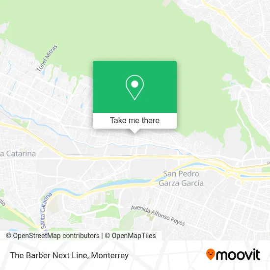 The Barber Next Line map