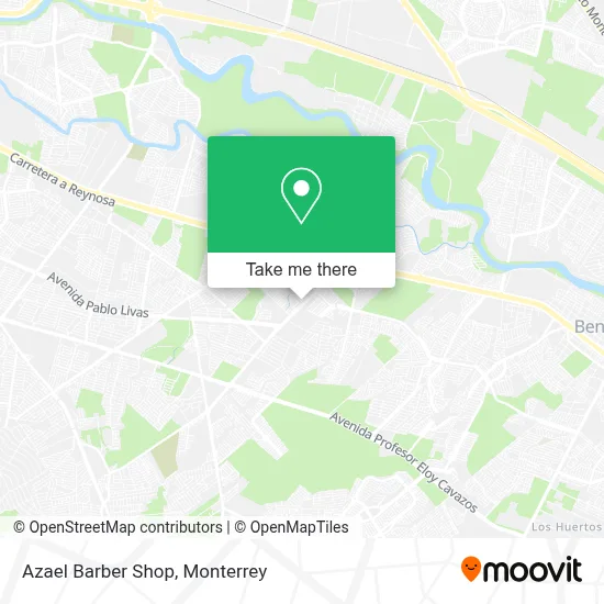 Azael Barber Shop map