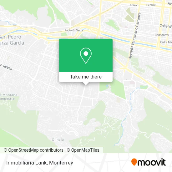 Inmobiliaria Lank map