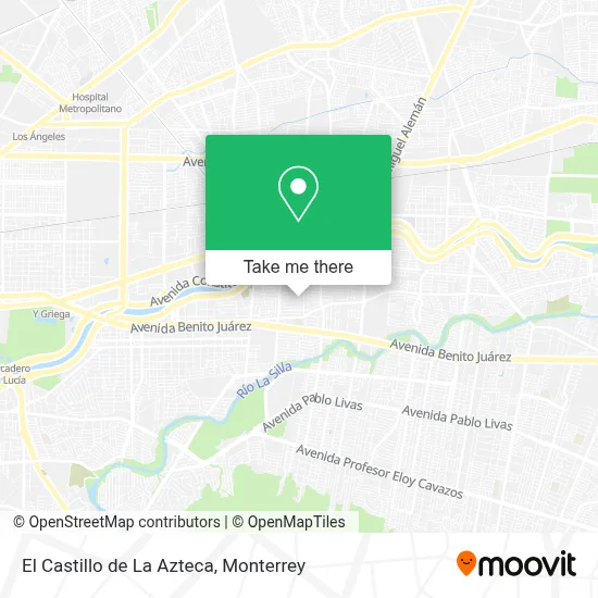 El Castillo de La Azteca map