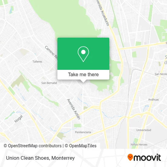 Union Clean Shoes map