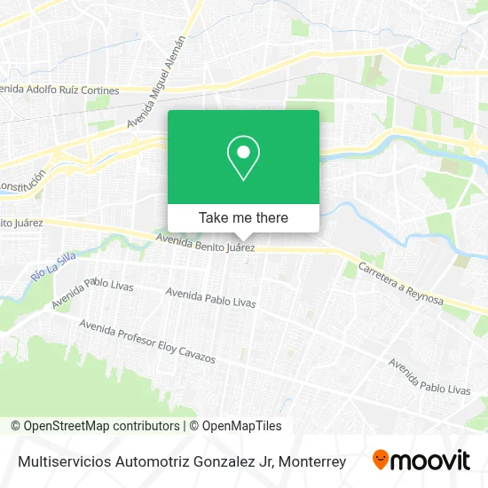 Multiservicios Automotriz Gonzalez Jr map