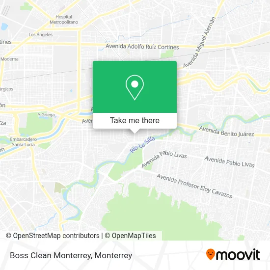 Boss Clean Monterrey map