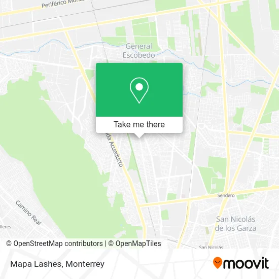 Mapa Lashes map