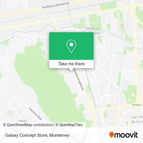 Galaxy Concept Store map