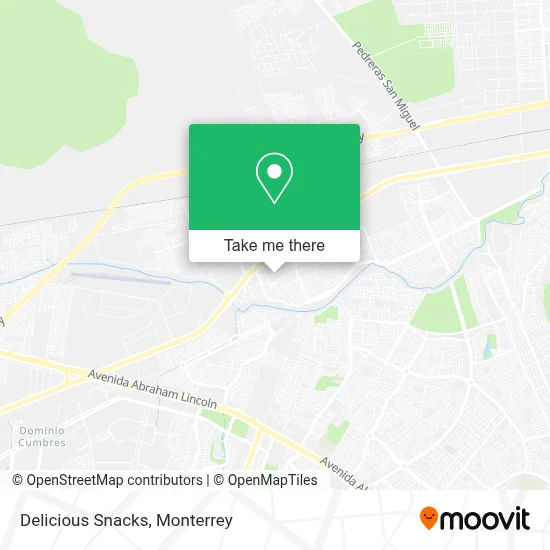 Delicious Snacks map