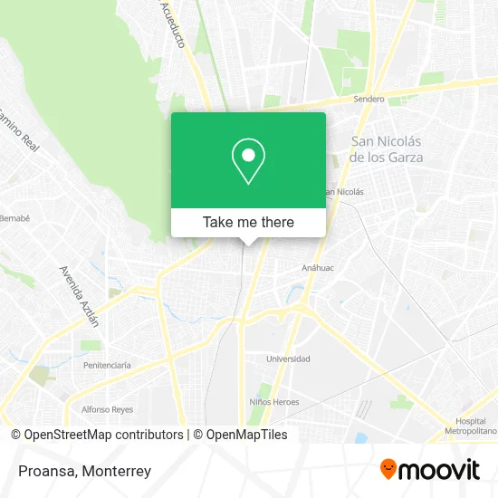 Proansa map