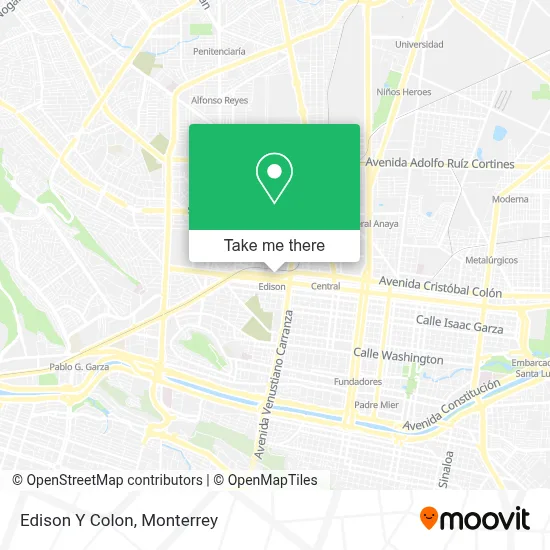 Edison Y Colon map