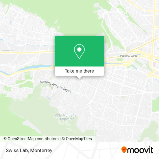 Swiss Lab map