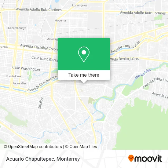 Acuario Chapultepec map