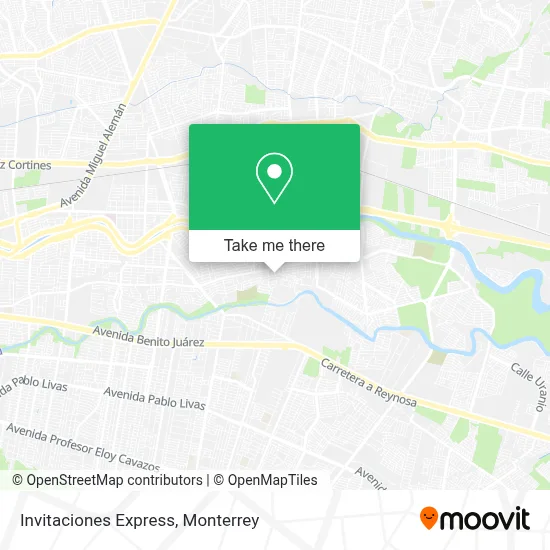 Invitaciones Express map