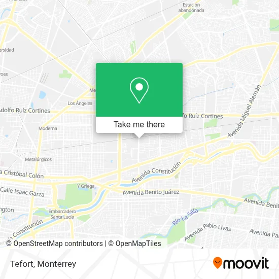 Tefort map