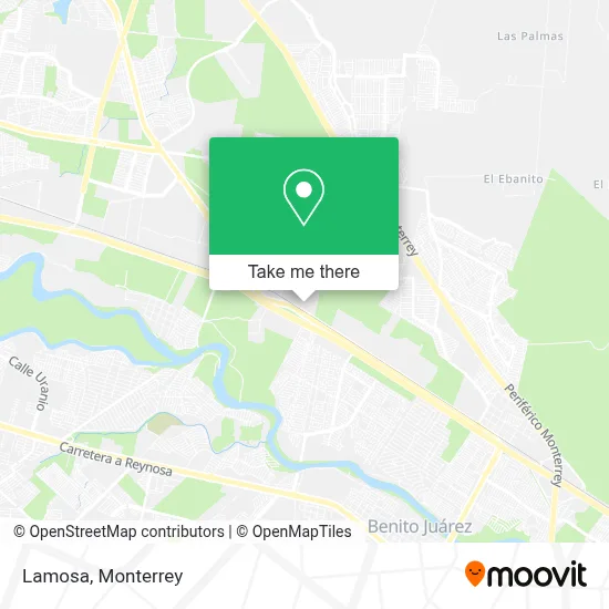 Lamosa map