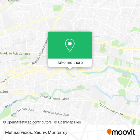 Multiservicios. Sauriv map