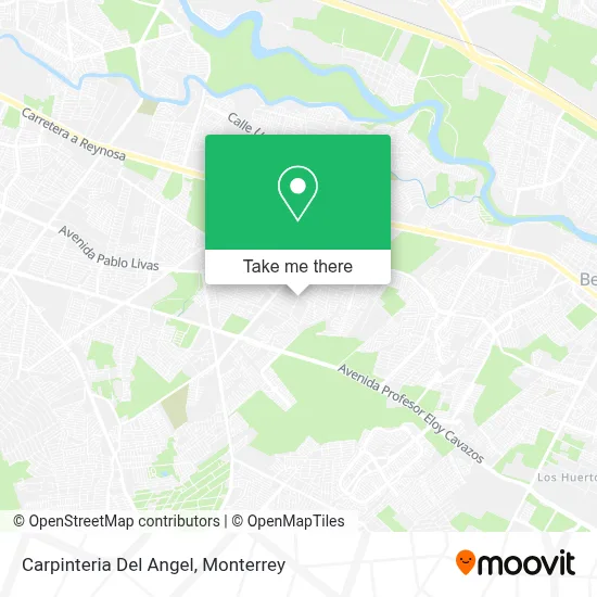 Carpinteria Del Angel map
