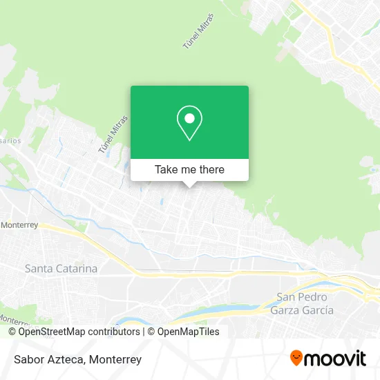 Sabor Azteca map
