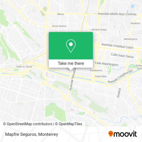 Mapfre Seguros map