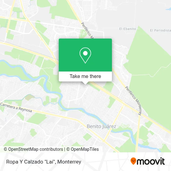 Ropa Y Calzado "Laí" map