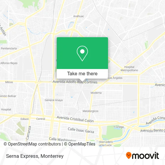 Serna Express map