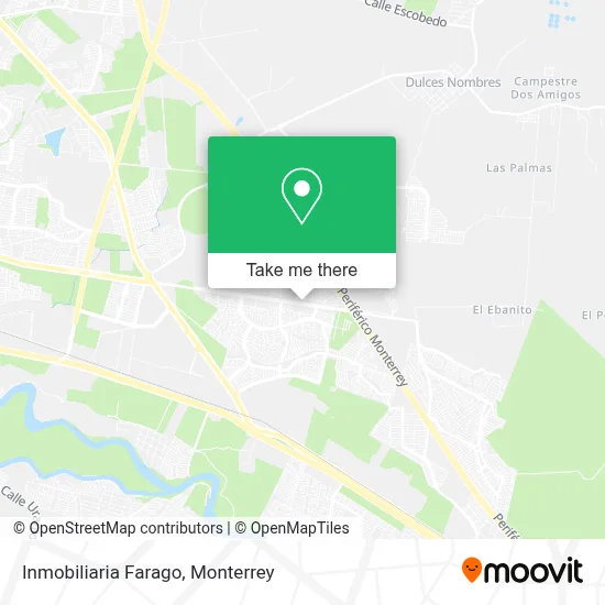 Inmobiliaria Farago map