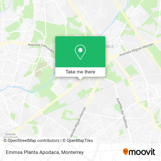 Emmsa Planta Apodaca map