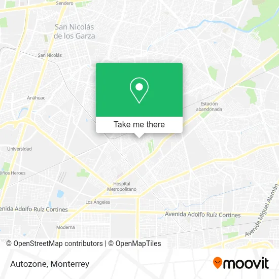 Autozone map