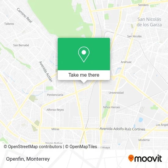 Openfin map