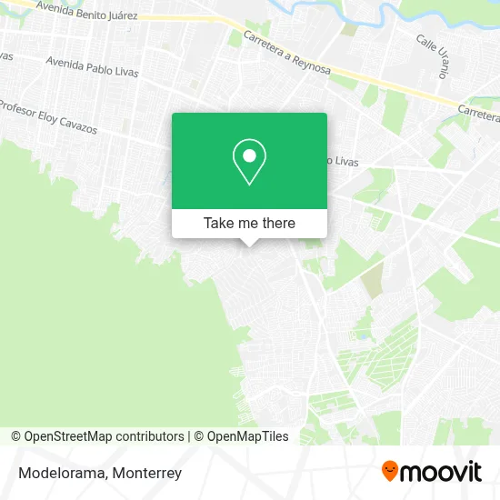 Modelorama map