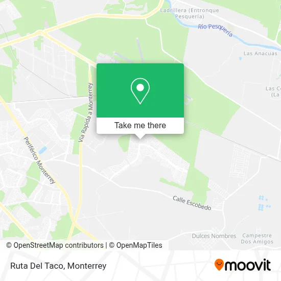 Ruta Del Taco map