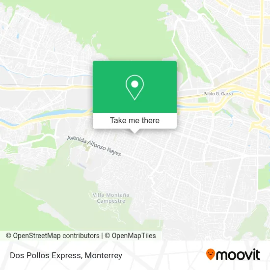 Dos Pollos Express map