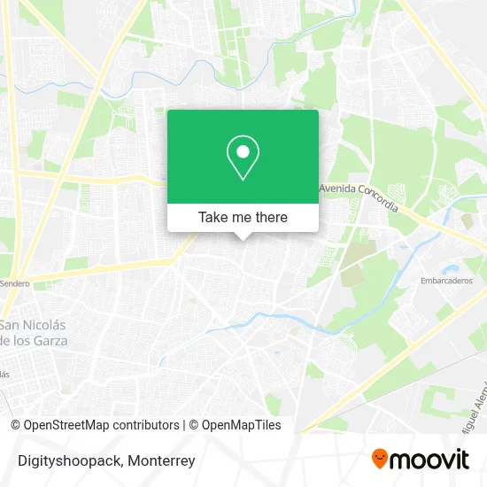 Digityshoopack map