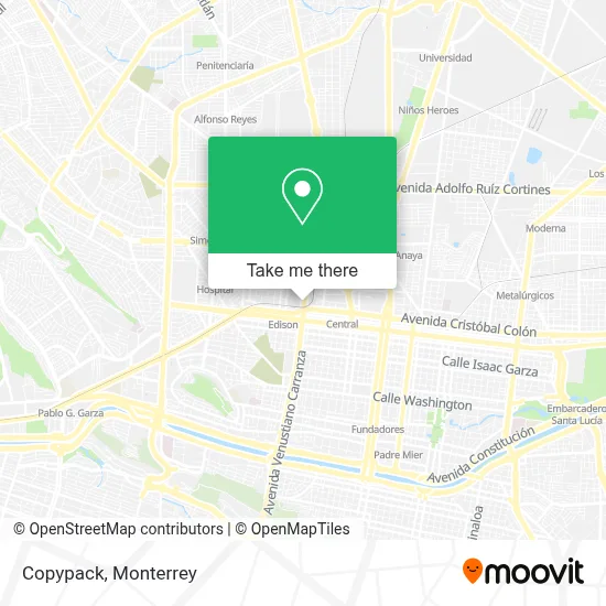 Copypack map
