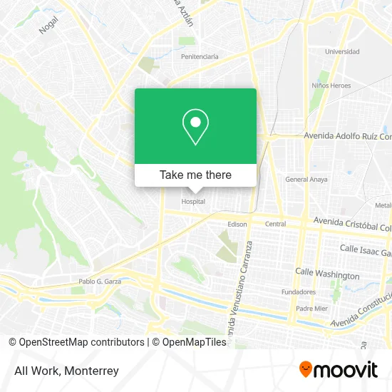 All Work map