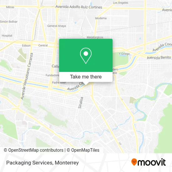 Packaging Services map