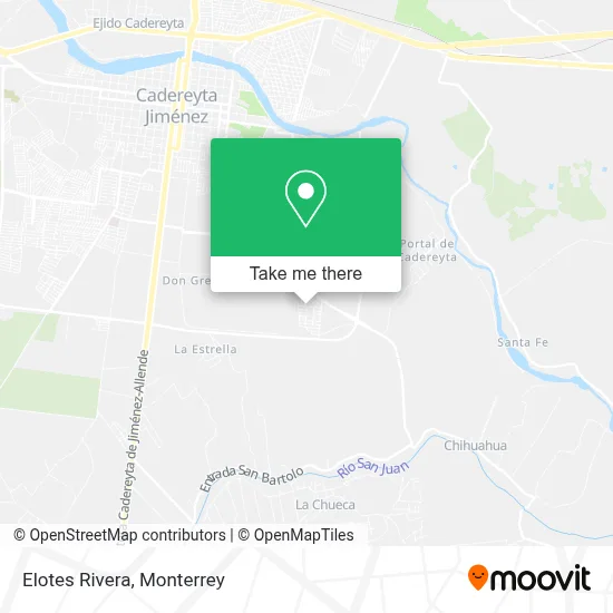 Elotes Rivera map