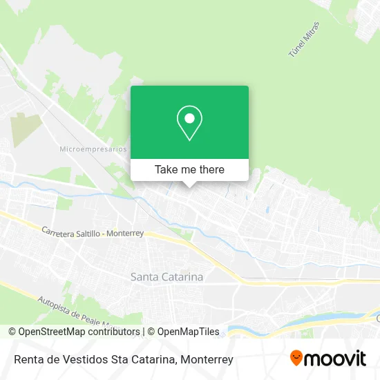 Renta de Vestidos Sta Catarina map