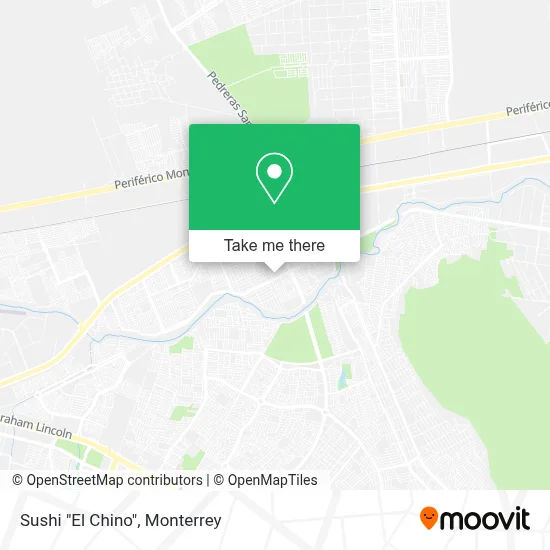 Sushi "El Chino" map