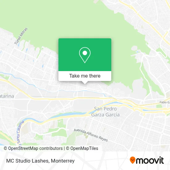 MC Studio Lashes map