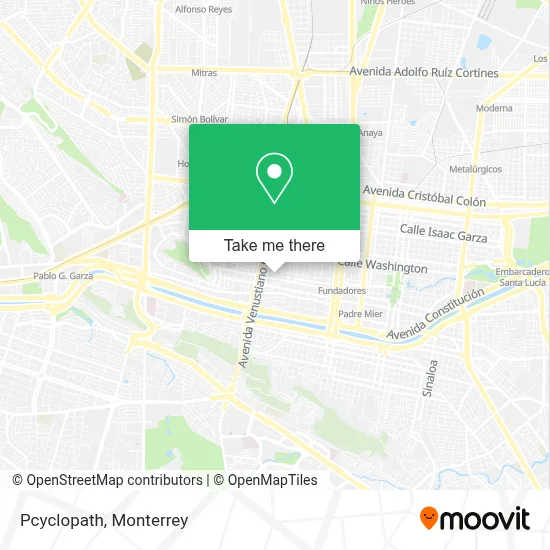 Pcyclopath map