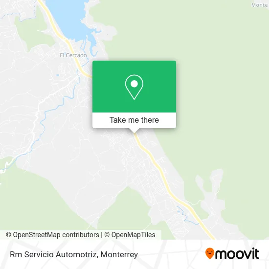 Rm Servicio Automotriz map