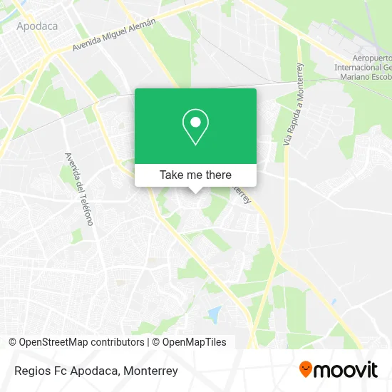 Regios Fc Apodaca map
