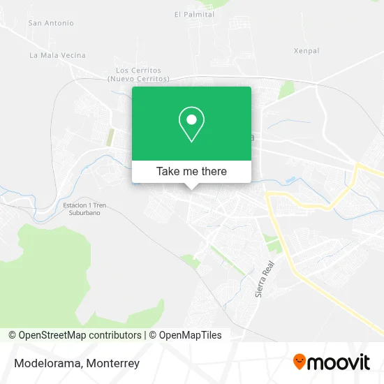 Modelorama map