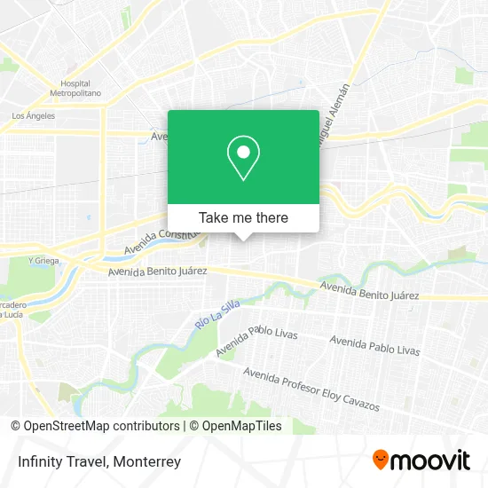 Infinity Travel map