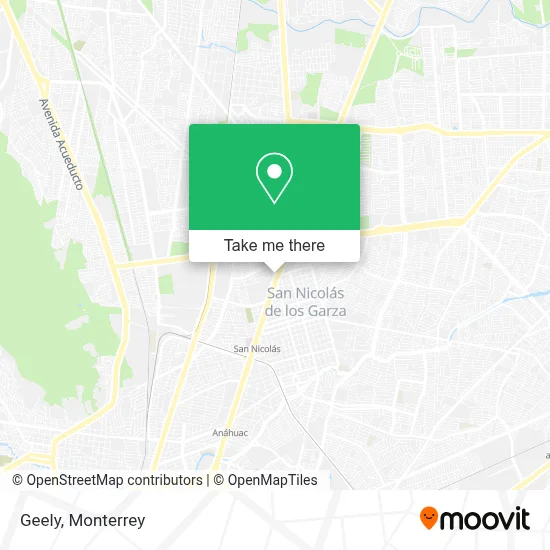 Geely map