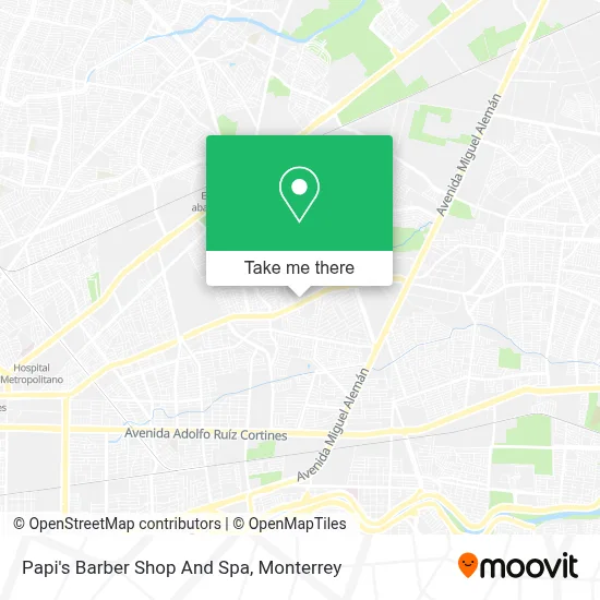 Papi's Barber Shop And Spa map