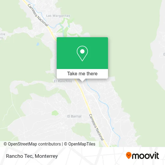Rancho Tec map