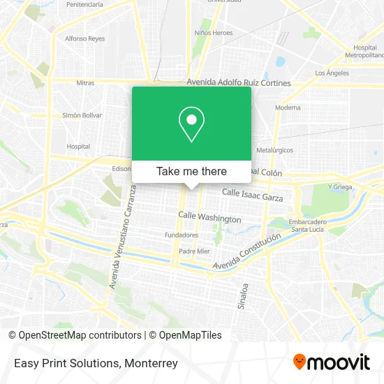 Easy Print Solutions map